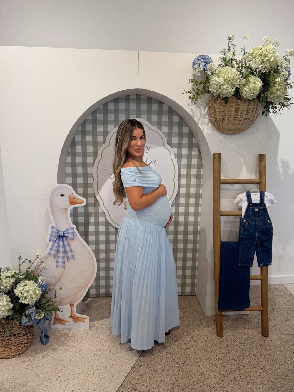 Field Of Dreams Dress in Light Blue